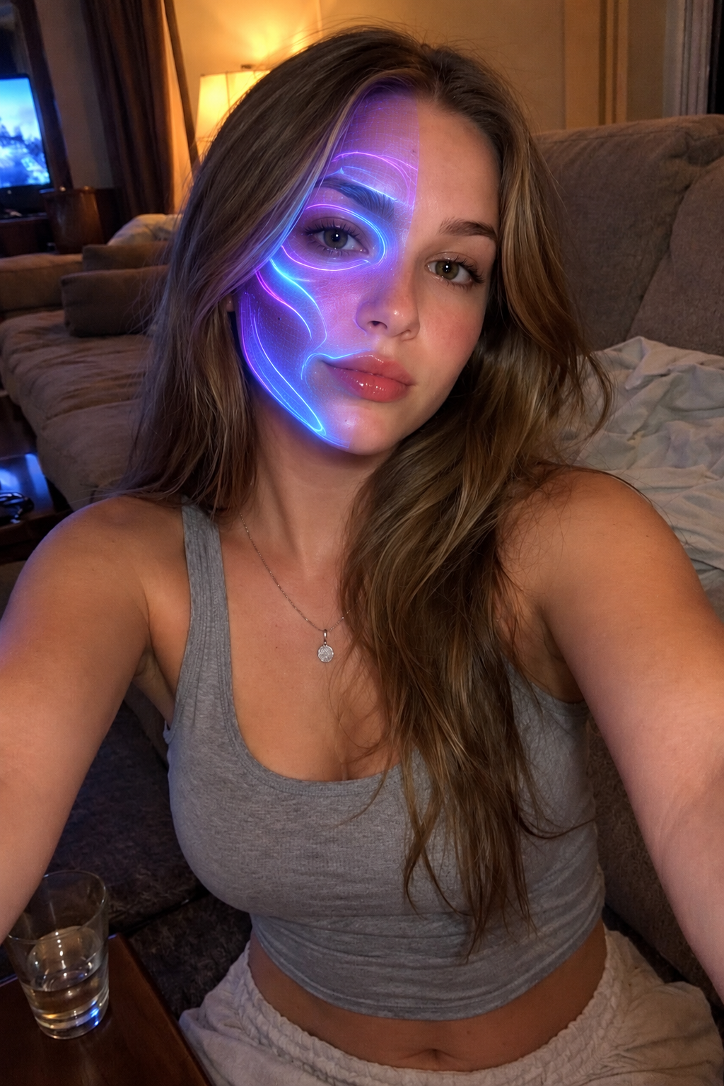 Verified Therapist, half of their face behind a mask
